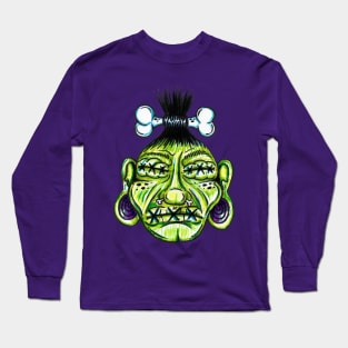 Shrunken Head Long Sleeve T-Shirt